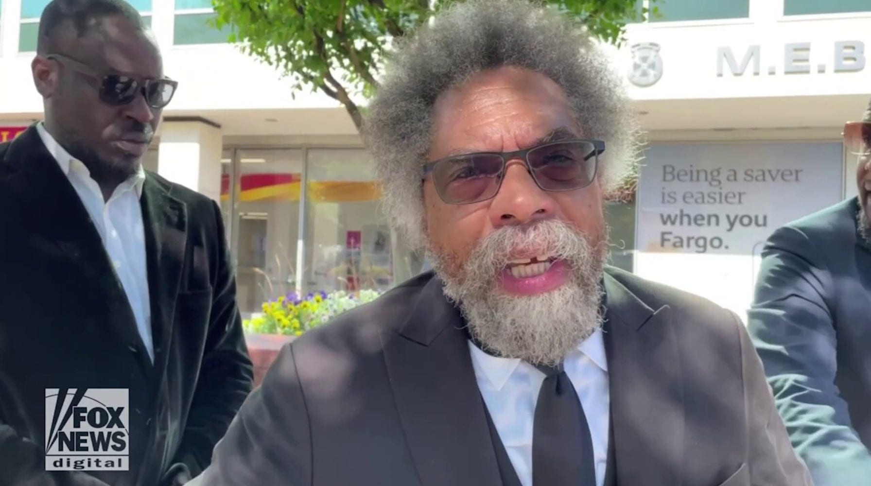 Dr. Cornel West Joins Pro-Reparations Protest at Capitol Hill Bank