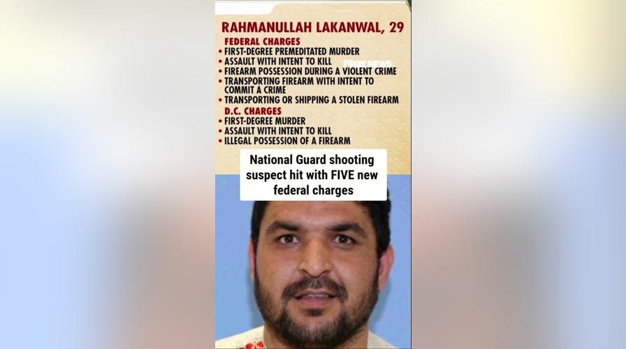 National Guard shooting suspect hit with FIVE new federal charges