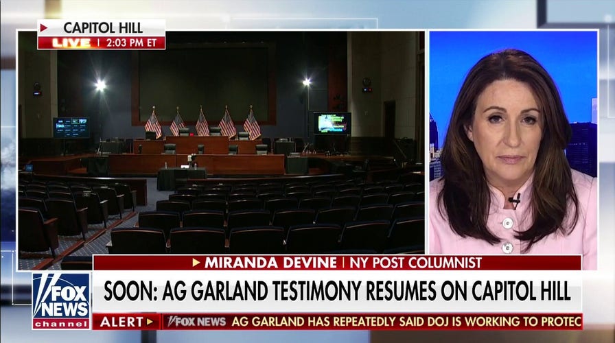 Miranda Devine slams AG Garland: This just isn't good enough