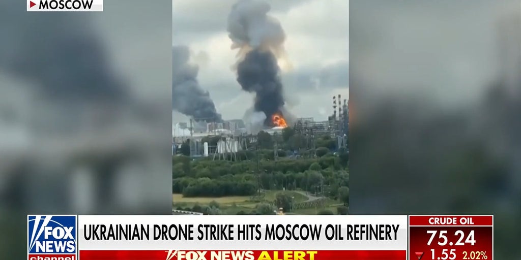 Ukrainian drone strike hits major Moscow oil refinery