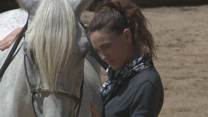 People seek out mental health benefits of horse therapy during the pandemic