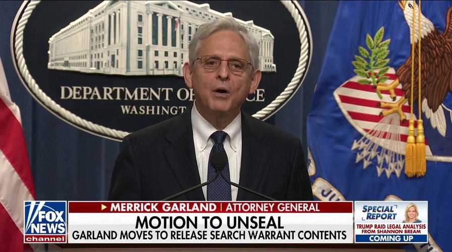 Merrick Garland, DOJ move to publicly release FBI's search warrant