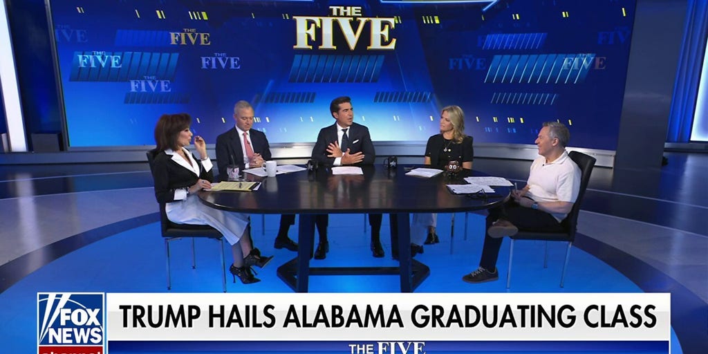 Trump praised for message of merit and breaking the system in commencement address