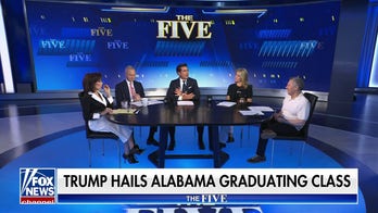Trump praised for message of merit and breaking the system in commencement address