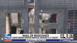 Judge says fencing around ICE facility must be removed