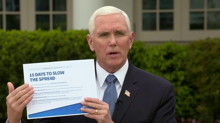 VP Mike Pence offers the 'right prescription' to slow spread of coronavirus