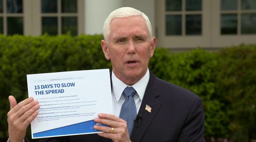 VP Mike Pence offers the 'right prescription' to slow spread of coronavirus