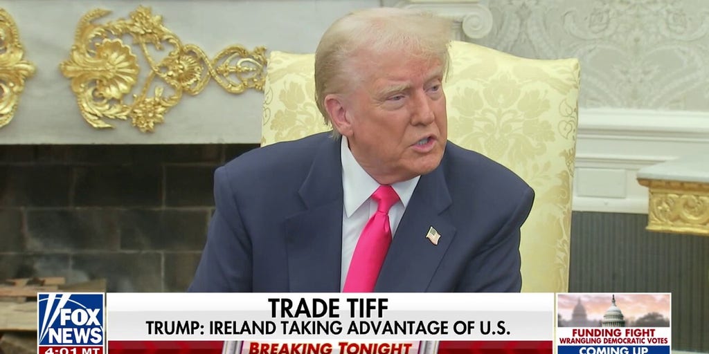 Trump reinforces diplomatic relationship between Ireland and the US amid economic tension