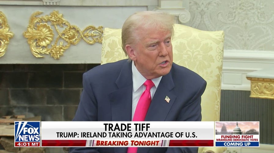 Trump reinforces diplomatic relationship between Ireland and the US amid economic tension