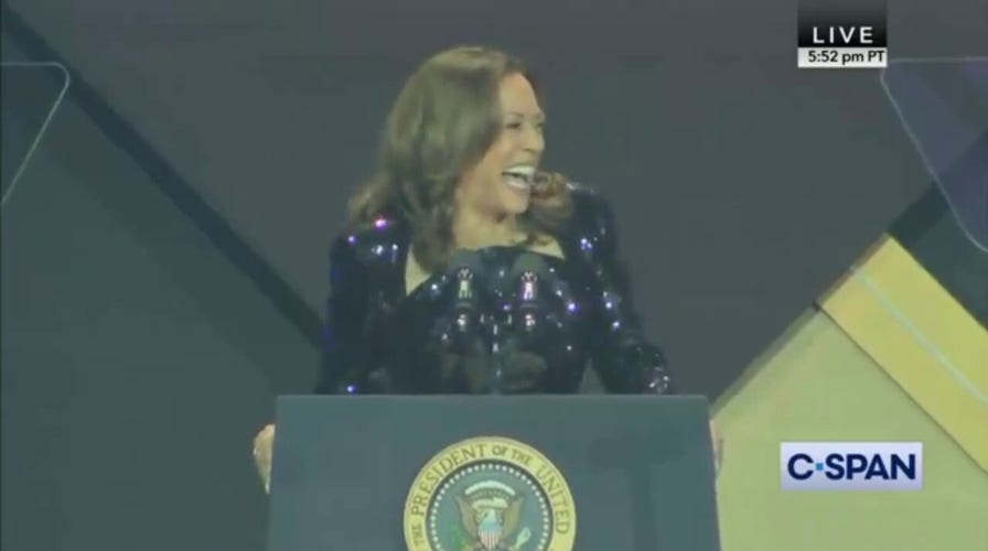 Kamala Harris addresses Congressional Black Caucus dinner with 'new accent'