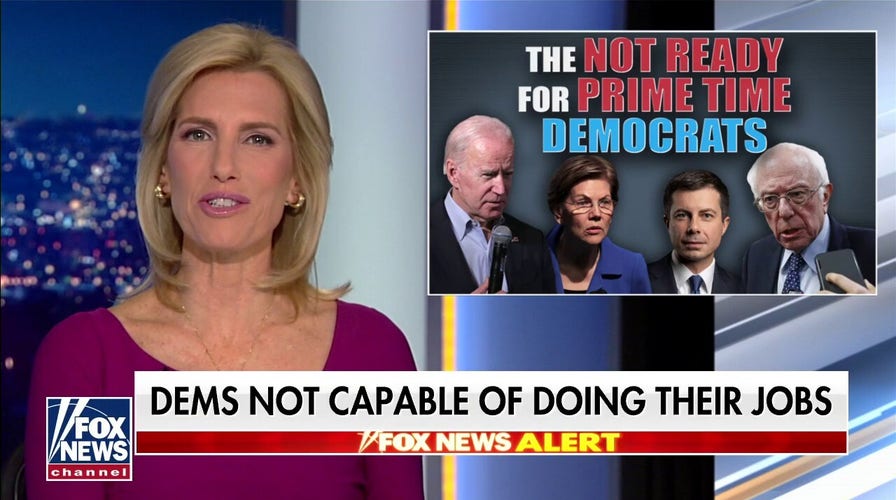 Laura Ingraham: Dems' 'slow-moving car crash' continues in Iowa