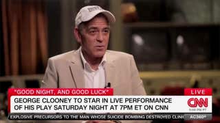 George Clooney tells CNN 'It's a scary time to be a news person'