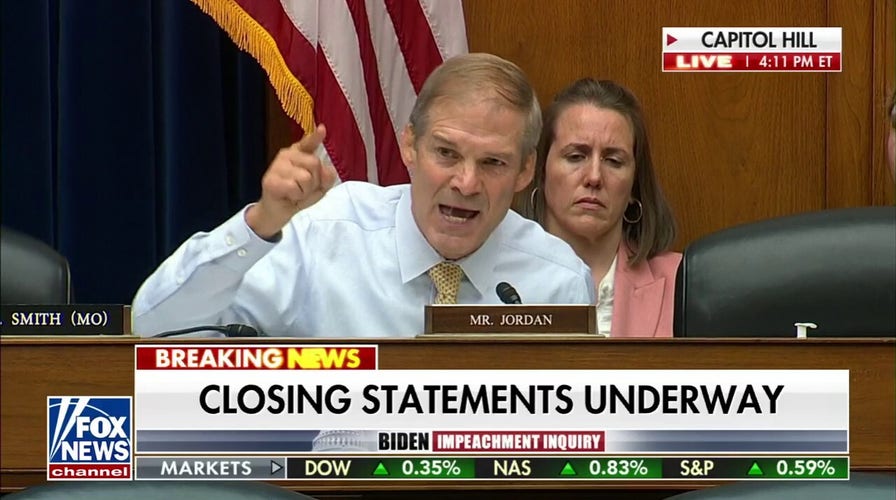 Biden used taxpayer money to help his family: Jim Jordan