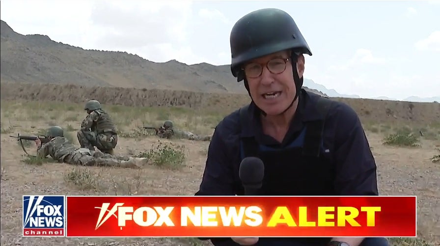 Greg Palkot goes inside Afghan military training as Taliban forces surge