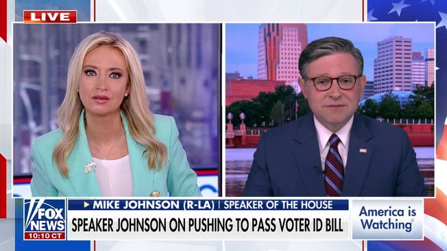 Mike Johnson says voters face a clear contrast between 'common sense' and 'crazy'