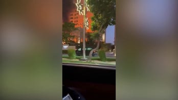 Iranian strike sparks fire at Dubai hotel