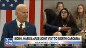 Biden's speech interrupted by pro-Palestinian protesters in North Carolina