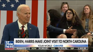 Biden's speech interrupted by pro-Palestinian protesters in North Carolina - Fox News
