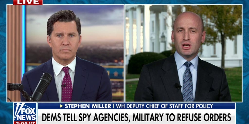 Democrats encouraging ‘insurrection’ should ‘resign in disgrace’: Stephen Miller