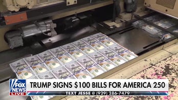 An inside look into the Treasury building and new Trump-signed $100 bills