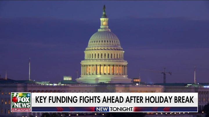 Congress facing key funding plans after holiday break