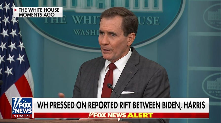 WH confronted on reports Kamala Harris, Joe Biden are at odds over Israel-Hamas war