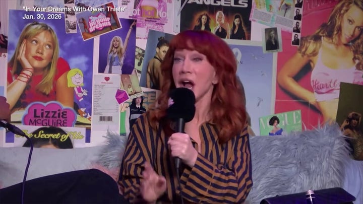 Kathy Griffin calls out Joe Rogan as a right-wing guy who spreads conspiracies