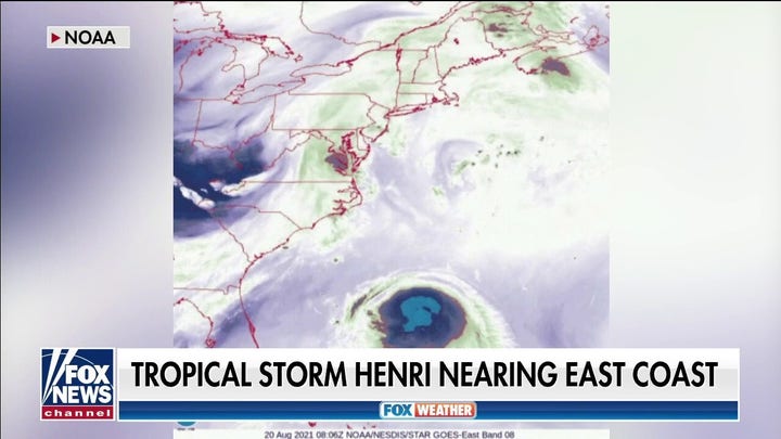 Tropical Storm Henri nearing East Coast