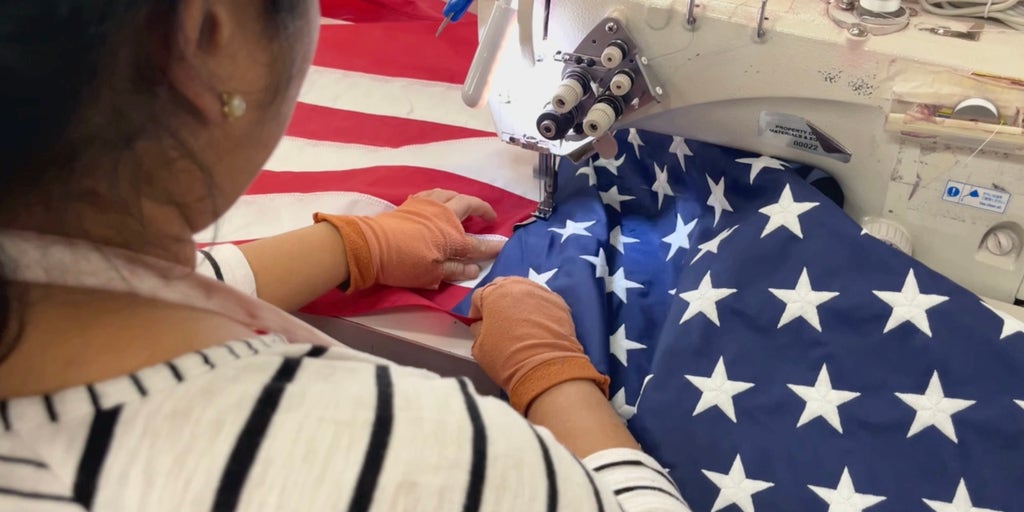How American Flags Are Made at a Kansas City Factory