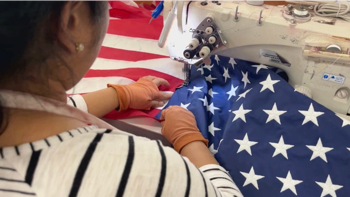 How American Flags Are Made at a Kansas City Factory