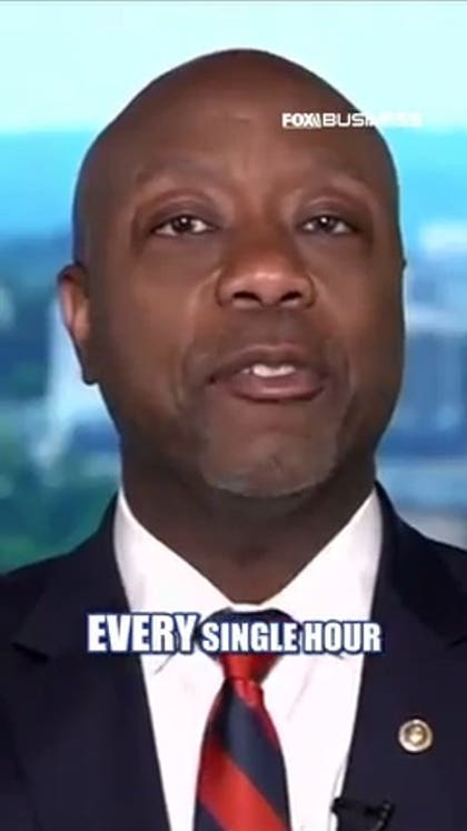 Trump has done something no other president has said yes to, Sen. Tim Scott says