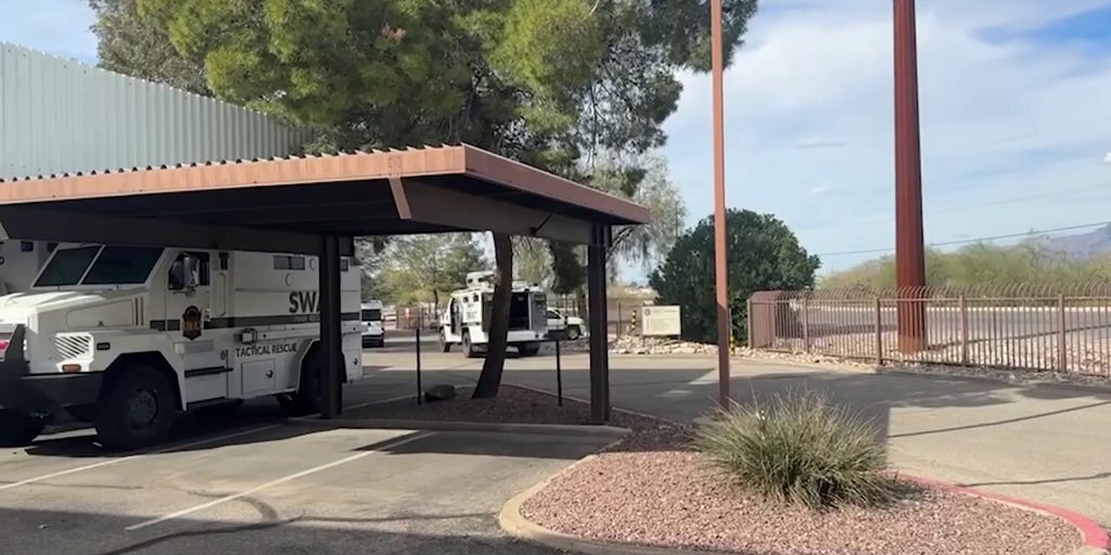 SWAT vehicle seen rolling from Pima County Sheriff's Department