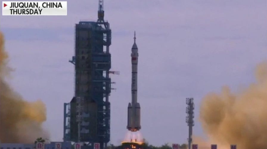 China launches manned mission to its space station