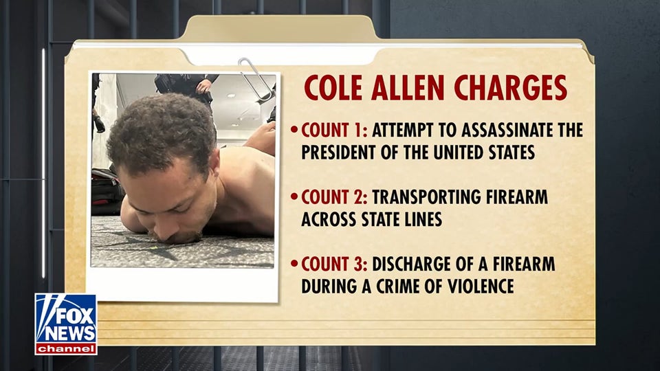 WHCA dinner shooting suspect Cole Allen faces federal charges after alleged assassination attempt