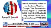 Trump teases regime change in Iran after US strikes