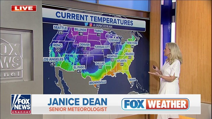 National weather forecast for February 23