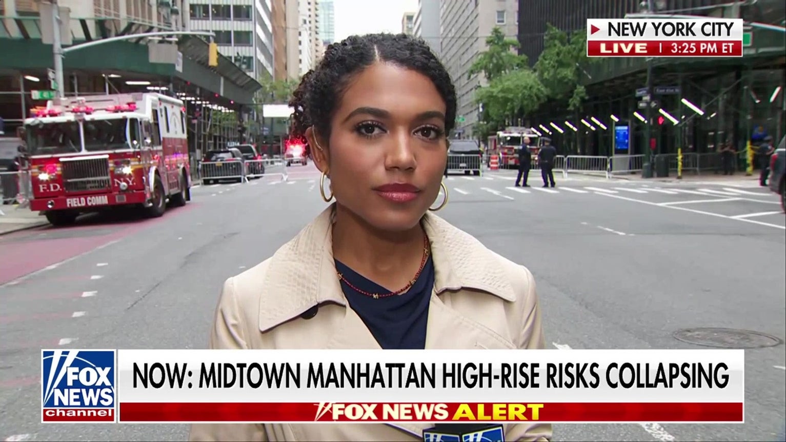 Video captures badly bent steel beams as midtown Manhattan high-rise appears to be on verge of collapse