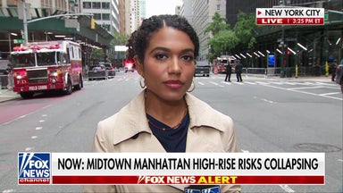 Video captures badly bent steel beams as midtown Manhattan high-rise appears to be on verge of collapse