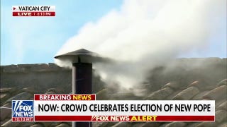 White smoke signals new pope has been chosen