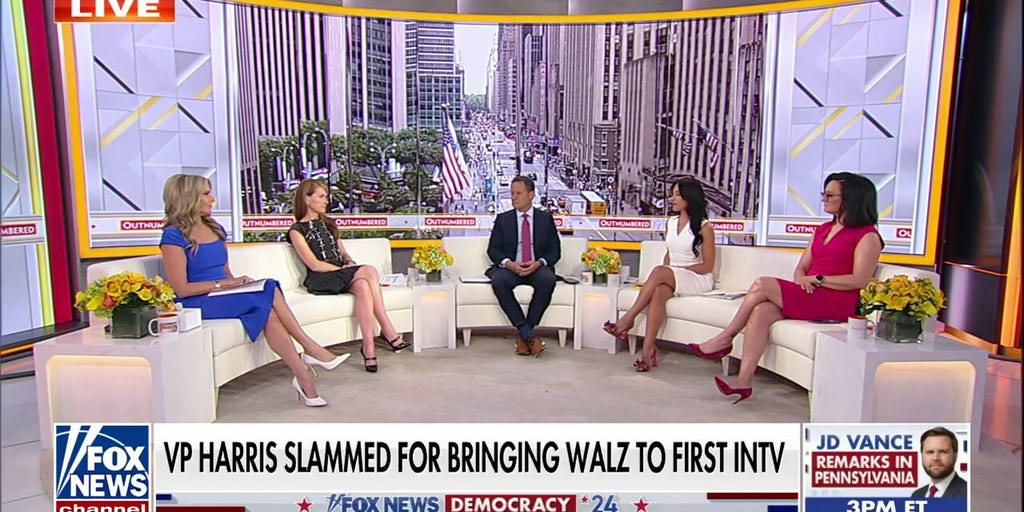 Kamala Harris hit with criticism for pre-taped joint interview with Walz