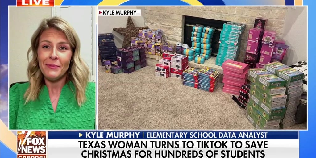 Texas woman turns to TikTok to save Christmas for hundreds of students