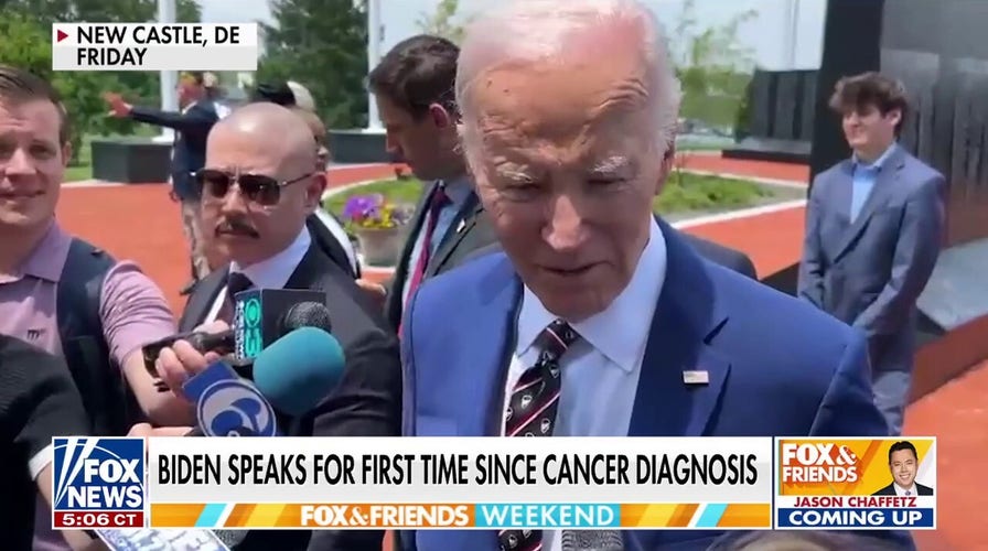 Biden breaks silence after cancer diagnosis, jokes that he’s ‘mentally competent’ 