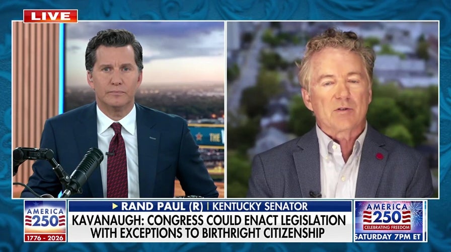 Sen Rand Paul: I’d support legislation or an amendment on birthright citizenship