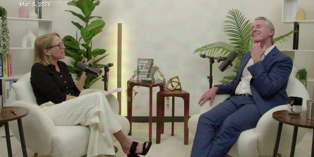 Katie Couric asks Gavin Newsom if he has a 'Zoolander' problem