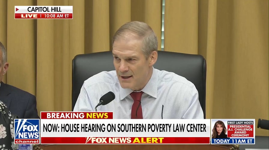 Jim Jordan accuses Southern Poverty Law Center of manufacturing hate and defrauding donors
