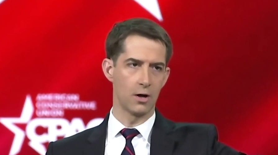 Tom Cotton speaks at CPAC: Liberals want to replace our history