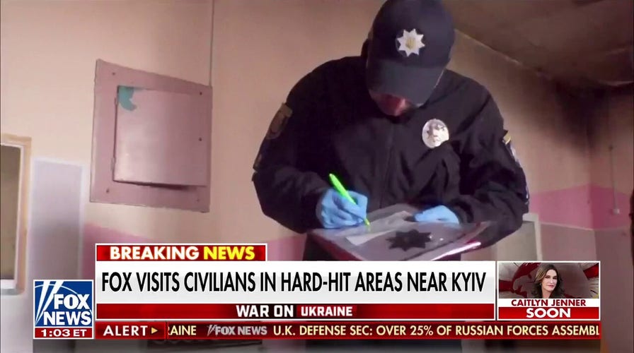 Ukrainian police document Russian crimes near Kyiv