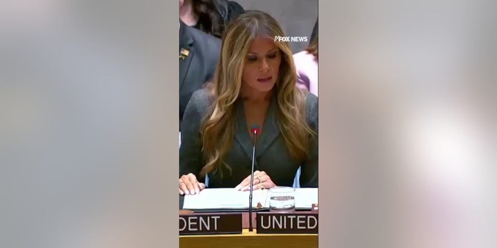 Melania Trump makes HISTORY at United Nations with push for peace