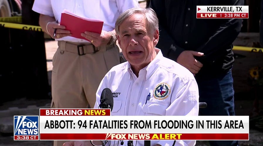 More than 160 people missing in flood disaster, Texas Gov. Abbott says