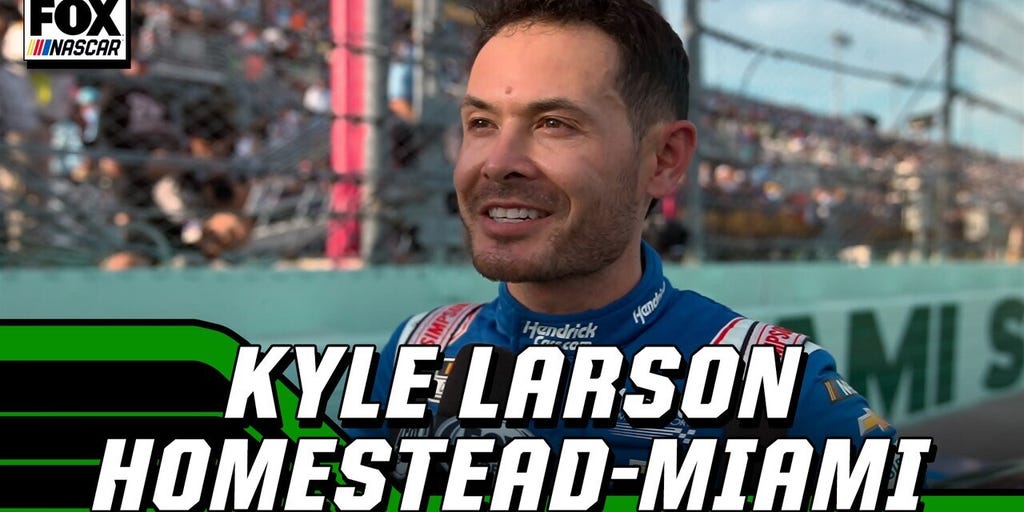 'A lot of gritty hard work today there' – Kyle Larson on his win at Homestead-Miami